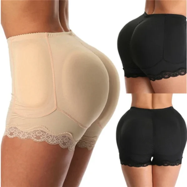 Butt Lifter acolchoado, Butt Enhancer e shaper do corpo com modelagem strap. Falso hip shapewear e push up calcinha para levantar e modelar o corpo com conforto."