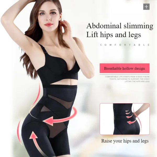 Calcinha shapewear feminina, cintura trainer, espartilho de emagrecimento, com modelagem de barriga e efeito levantador de bunda. Ideal para definir o corpo, afinar a cintura . - Image 3