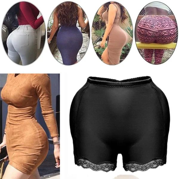 Butt Lifter acolchoado, Butt Enhancer e shaper do corpo com modelagem strap. Falso hip shapewear e push up calcinha para levantar e modelar o corpo com conforto." - Image 5